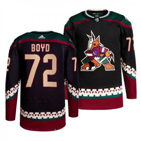 Arizona Coyotes tröja Travis Boyd 72 Adidas Svart Authentic - NHL Tröjor Herr